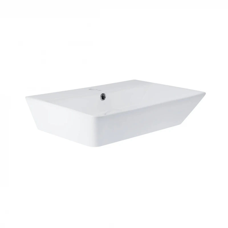 Раковина Qtap Virgo 600x420x140 White с донным клапаном QT18112253W