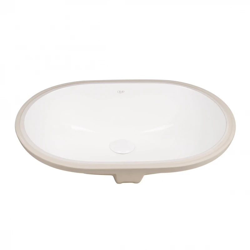 Раковина Qtap Stork 585x395x195 White з донним клапаном QT15116030W