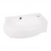 Раковина Qtap Leo 430x290x140 White з донним клапаном QT11115011RW