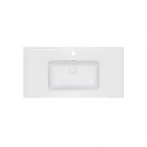 Раковина Qtap Albatross E49 1000х490х200 White з донним клапаном QT01119100E49W