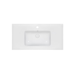 Раковина Qtap Albatross E49 1000х490х200 White з донним клапаном QT01119100E49W