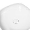 Раковина-чаша Qtap Kolibri 400х400х140 White з донним клапаном QT10117040TW