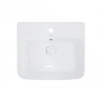 Раковина Qtap Virgo 485x410x125 White с донным клапаном QT18112258W