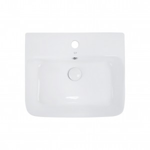 Раковина Qtap Virgo 485x410x125 White з донним клапаном QT18112258W