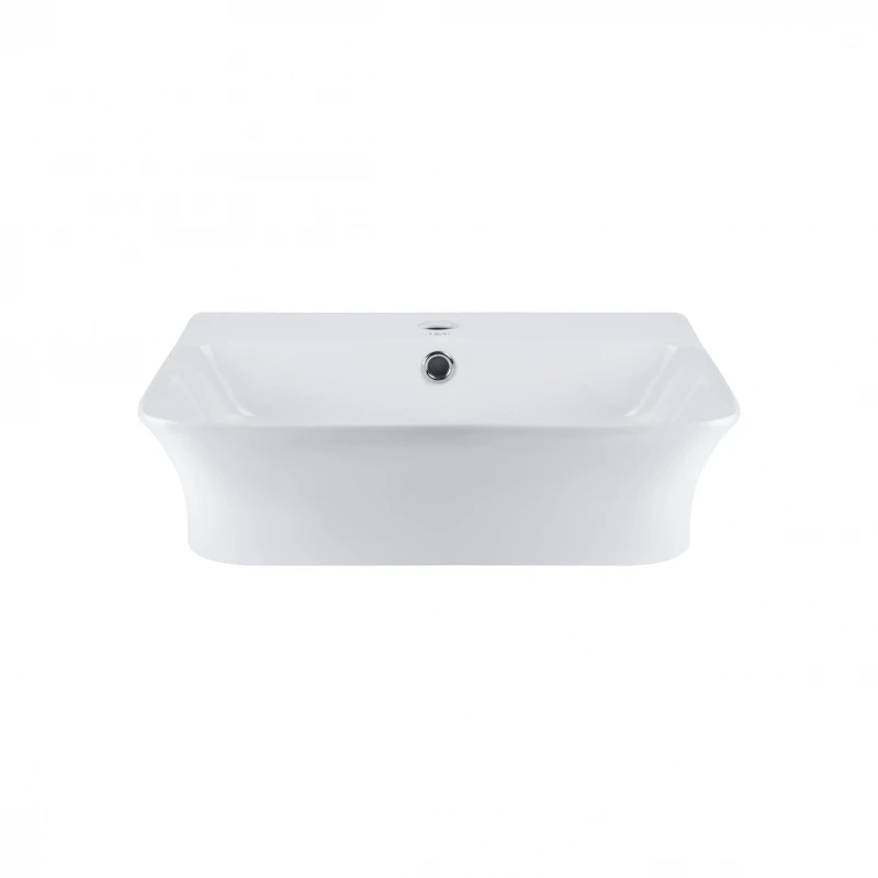 Раковина Qtap Virgo 485x410x125 White с донным клапаном QT18112258W