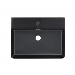 Раковина Qtap Nando LT 600х420х120 Matt black QT12112173MBMBN