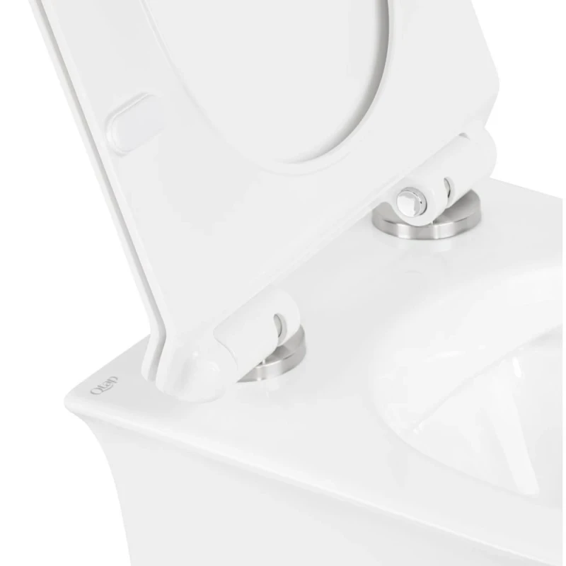 Унітаз підвісний Qtap Virgo безобідковий з сидінням Soft-close QT1833051ERW