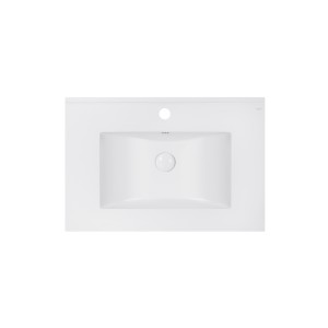 Раковина Qtap Albatross E 700х460х180 White з донним клапаном QT01119070EW