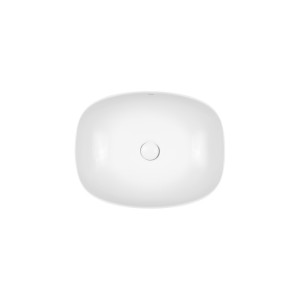 Раковина-чаша Qtap Cardinal 500х380х140 White з донним клапаном QT04117050TW