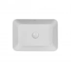 Раковина-чаша Qtap Virgo 490х350х110 White з донним клапаном QT18112261W