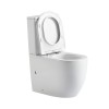 Унітаз підлоговий Qtap Robin New Ultra Quiet безобідковий з сидінням Soft-close WHITE QT13226083AW