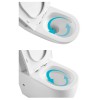 Унітаз підлоговий Qtap Robin New Ultra Quiet безобідковий з сидінням Soft-close WHITE QT13226083AW