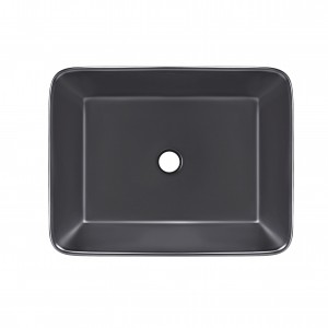 Раковина-чаша Qtap Tern 475х370х140 Matt black QT172074MBMBN