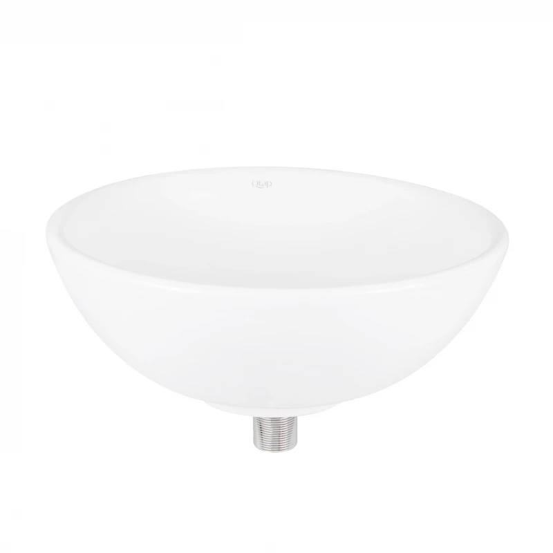 Раковина-чаша Qtap Owl 400х400х155 White з донним клапаном QT1911K53W