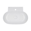 Раковина Qtap Cardinal 565х400х130 White з донним клапаном QT0411K177W