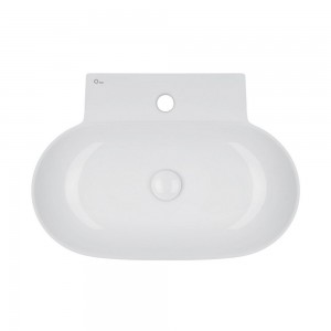 Раковина Qtap Cardinal 565х400х130 White з донним клапаном QT0411K177W