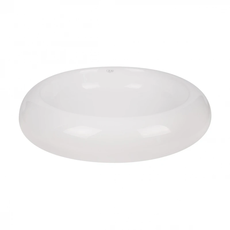 Раковина-чаша Qtap Robin 460x460x100 White с донным клапаном QT13113062W