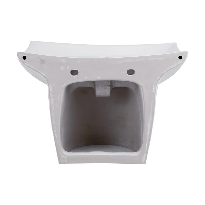 Раковина подвесная моноблок Qtap Presto 600х450х405mm White с донным клапаном QT2411G822W