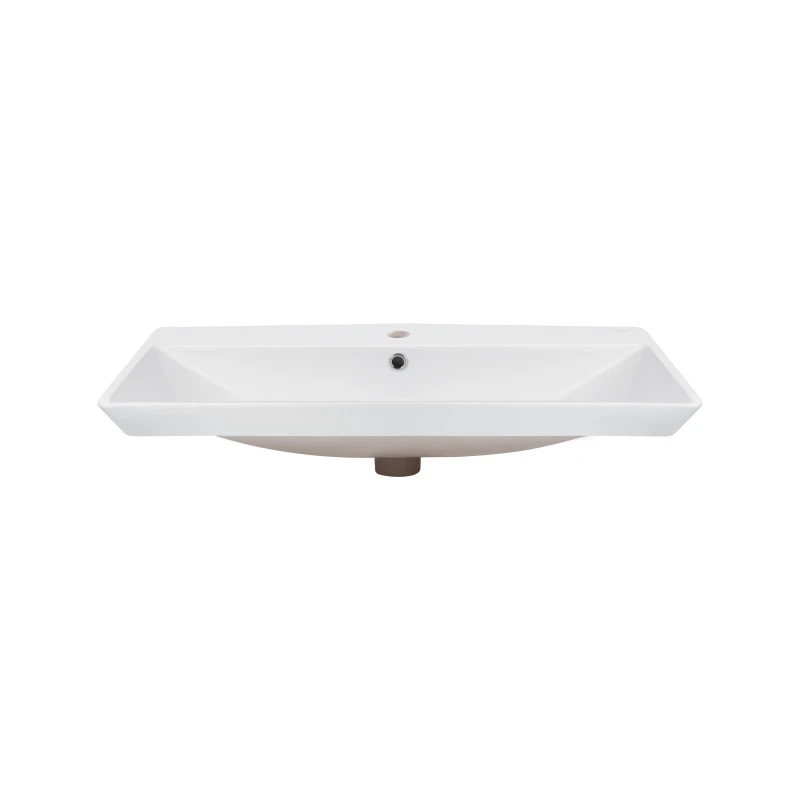 Раковина Qtap Albatross D 800х500х210 White с донным клапаном QT01115080DW