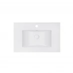 Раковина Qtap Albatross E 800х460х180 White с донным клапаном QT01119080EW