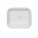 Раковина-чаша Qtap Scorpio 450х390х120 White с донным клапаном QT14112242W