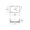 Раковина-чаша Qtap Cardinal 600х380х140 мм White QT04116257W