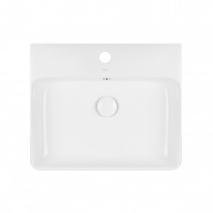 Раковина Qtap Nando 500х420х130 White з донним клапаном QT1211K404AW