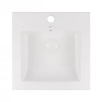 Раковина Qtap Stork 420x420x170 White с донным клапаном QT15116037W