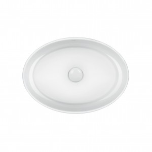 Раковина-чаша Qtap Kolibri 500x360x140 White з донним клапаном QT10113054W