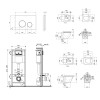 Набір: Qtap Robin + Tern Ultra Quiet підвісні унітази + Nest комплект інсталяції 4в1 (клавіша кругла Satin)
