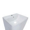 Комплект Qtap Tern: Раковина напольна моноблок 440х380х830 мм White + Донний клапан PU02O