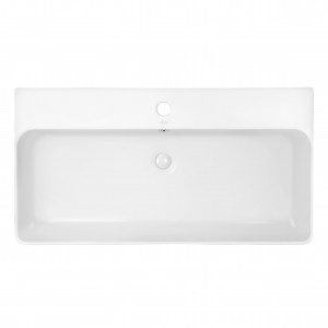 Раковина Qtap Nando 800х415х155 White з донним клапаном QT1211K419W