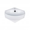 Раковина Qtap Leo 390x365x130 White з донним клапаном QT11115010W