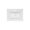 Раковина Qtap Albatross 9H 600х460х180 White з донним клапаном QT01119060HW