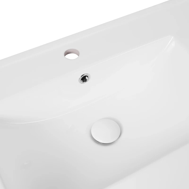 Раковина Qtap Albatross E 1500х460х180 White с донным клапаном QT01119150EW