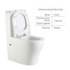 Унітаз підлоговий Qtap Virgo Ultra Quiet безобідковий з сидінням Soft-close WHITE QT18226092AW