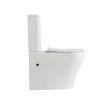 Унітаз підлоговий Qtap Virgo Ultra Quiet безобідковий з сидінням Soft-close WHITE QT18226092AW