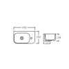 Раковина Qtap Tern 450х250х158 White QT1711H02RW