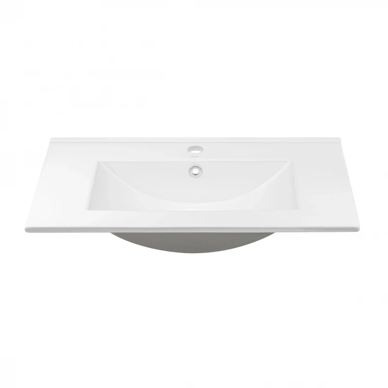 Раковина Qtap Albatross 700х460х180 White з донним клапаном QT01113070CW