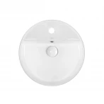 Раковина-чаша Qtap Swan 420х420х145 White с донным клапаном QT1611A051TW