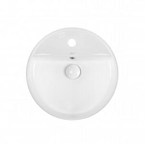 Раковина-чаша Qtap Swan 420х420х145 White з донним клапаном QT1611A051TW