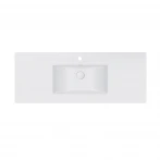 Раковина Qtap Albatross E 1200х460х180 White с донным клапаном QT01119120EW