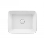 Раковина-чаша Qtap Tern 475х370х140 White з донним клапаном QT17112074W