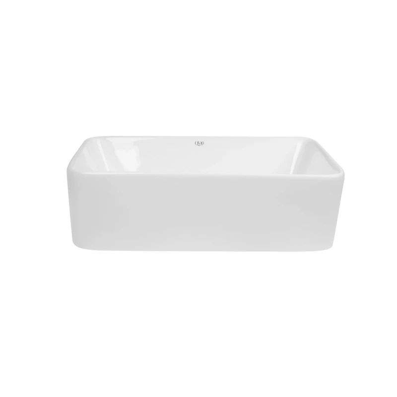 Раковина-чаша Qtap Tern 475х370х140 White з донним клапаном QT17112074W