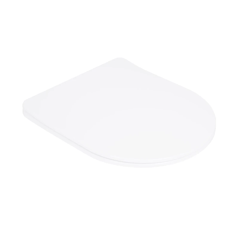 Унітаз підвісний Qtap Robin New Ultra Quiet безобідковий з сидінням Soft-close WHITE QT13332381АSW