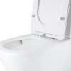 Унітаз підлоговий Qtap Vlasta Ultra Quiet безобідковий з сидінням Soft-close WHITE QT28228300W