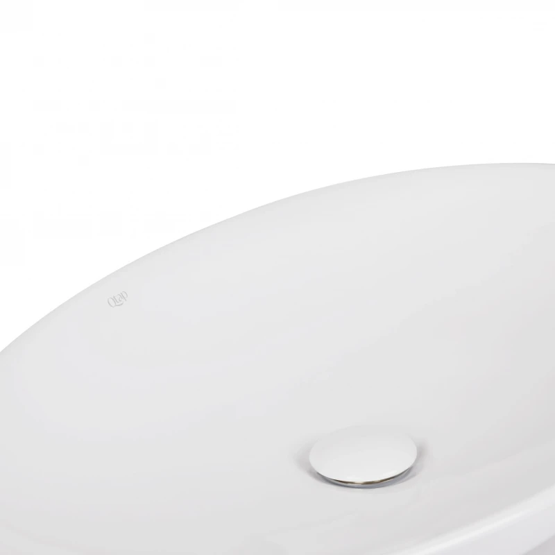 Раковина-чаша Qtap Dove 680х420х120 White з донним клапаном QT0611K160W