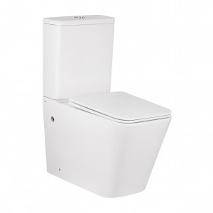 Унітаз-компакт Qtap Tern безобідковий з сидінням Soft-close QT17222093ARW