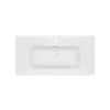 Раковина Qtap Albatross 9H 1000х460х180 White з донним клапаном QT01119100HW