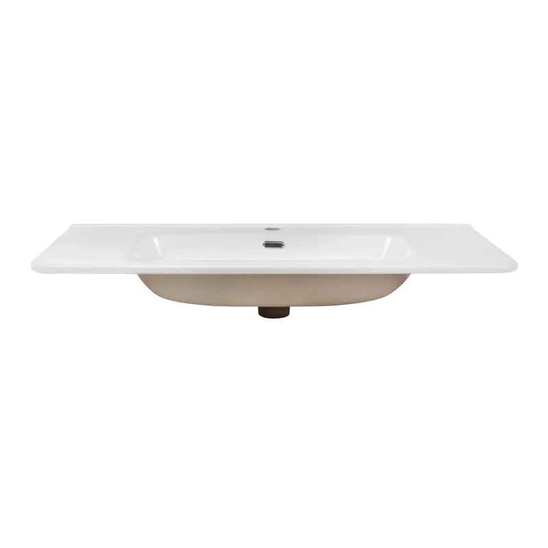 Раковина Qtap Albatross 9H 1000х460х180 White с донным клапаном QT01119100HW